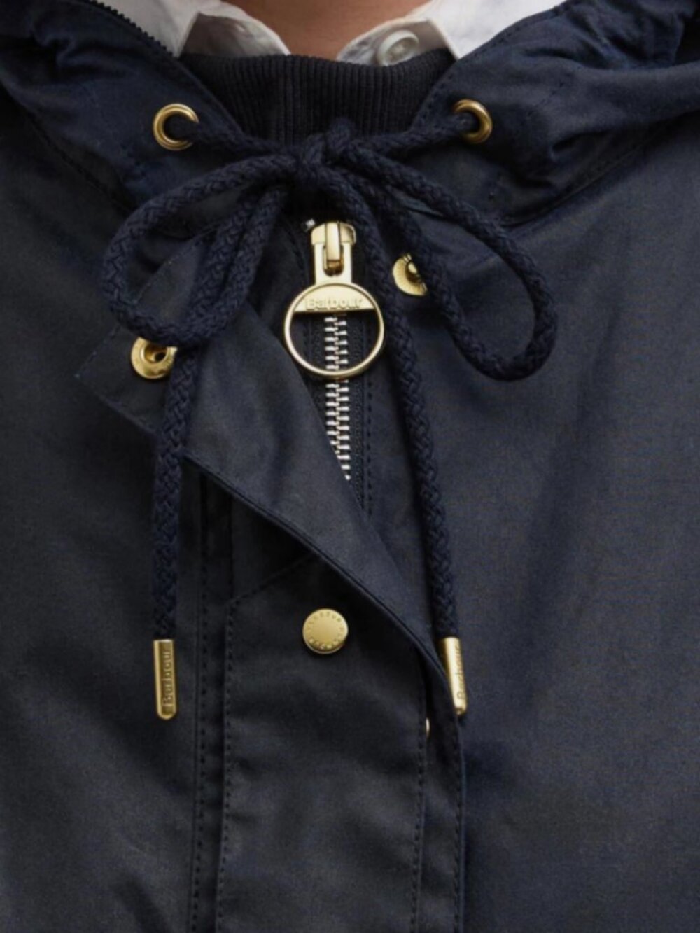 Royal Navy~ Barbour Ryedale Waxed Cotton Jacket MSRP$540 British Elegance - Picture 10 of 11